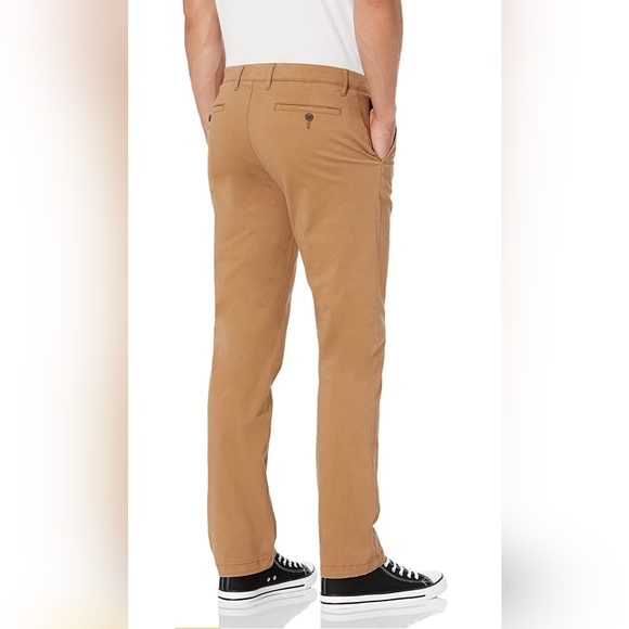 Khaki pants mens slim - Picture 2 of 4